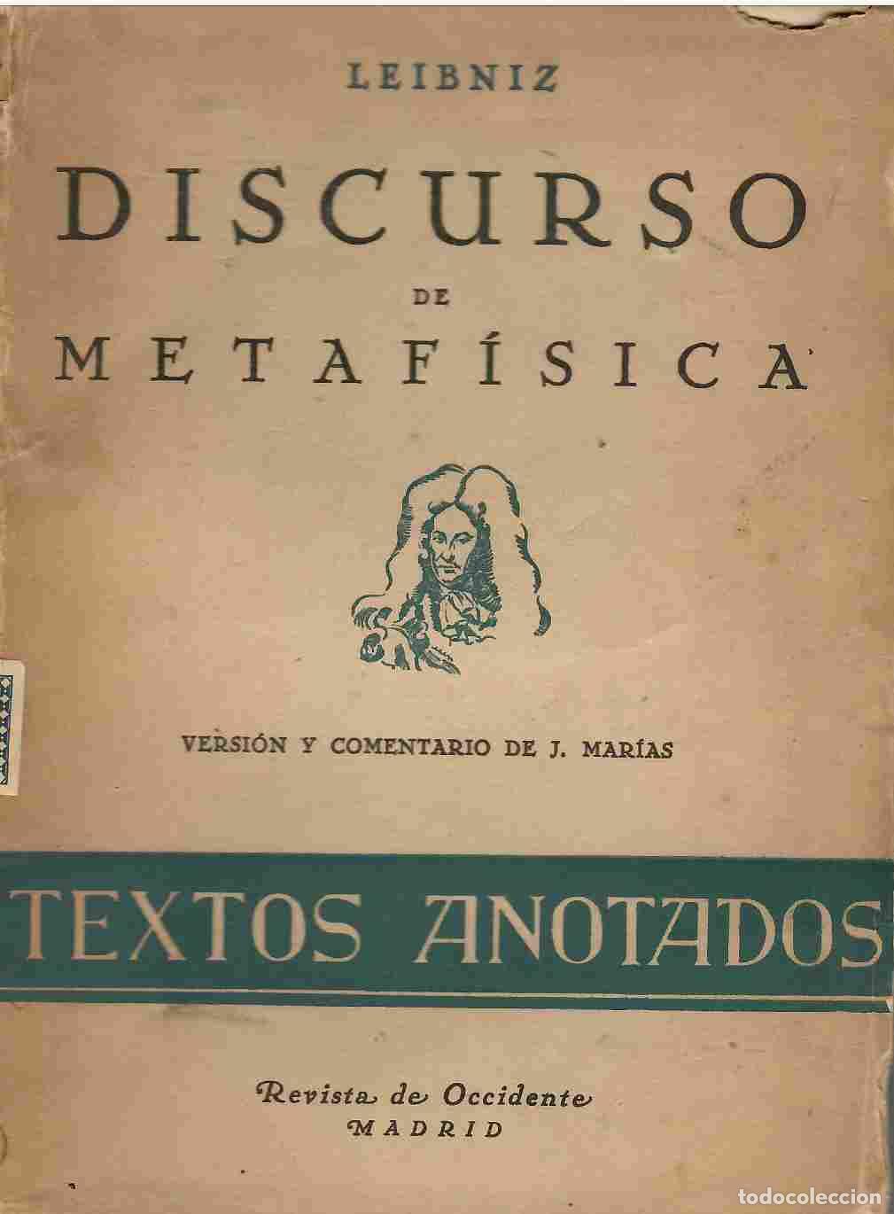 Libros: Discurso de metaf&iacute;sica - <strong>Leibniz.</strong> - Foto 1