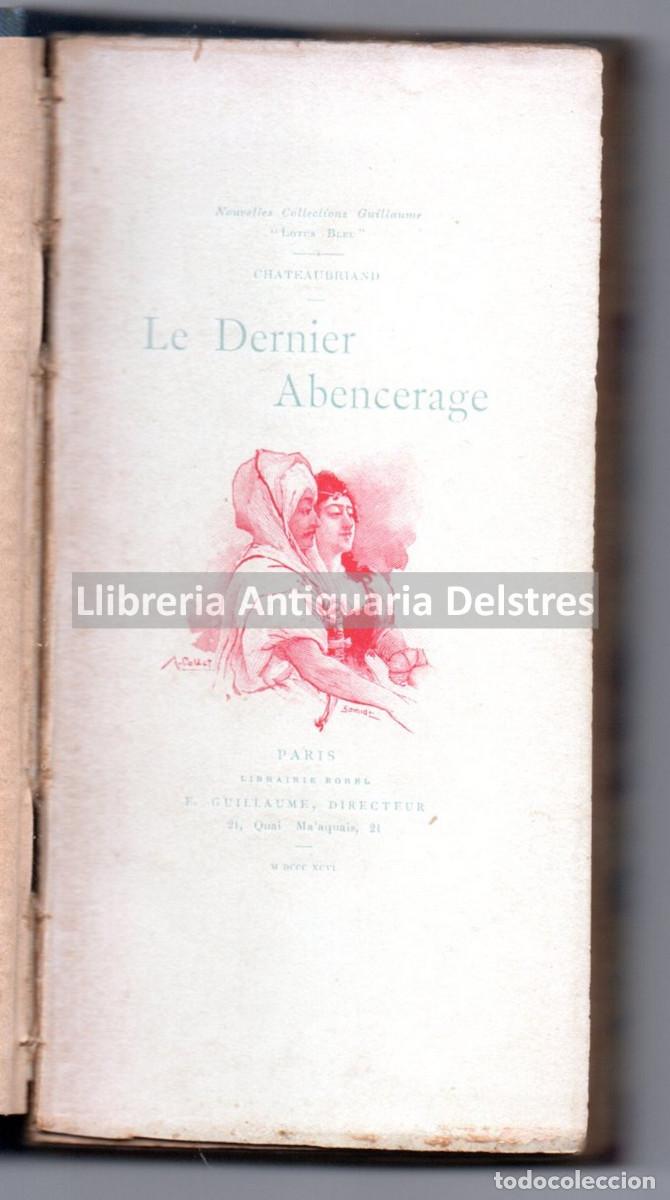 Libros: Chateaubriand. - Le Dernier Abencerage. - Foto 1