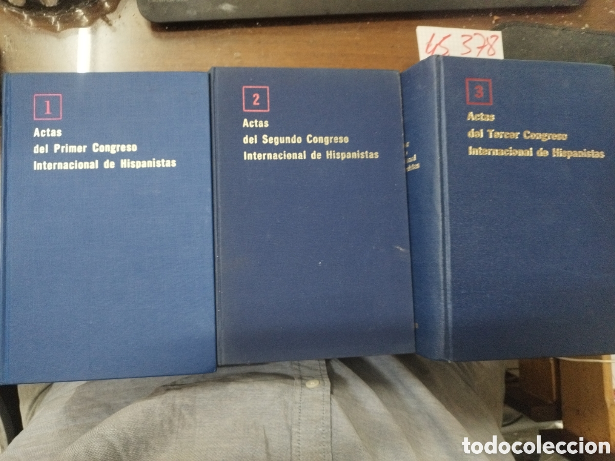 B&uuml;cher: ACTAS DEL PRIMER,SEGUNDO Y TERCER CONGRESO INTERNACIONAL DE HISPANISTAS. Los 3 tomos - PIERCE,Frank