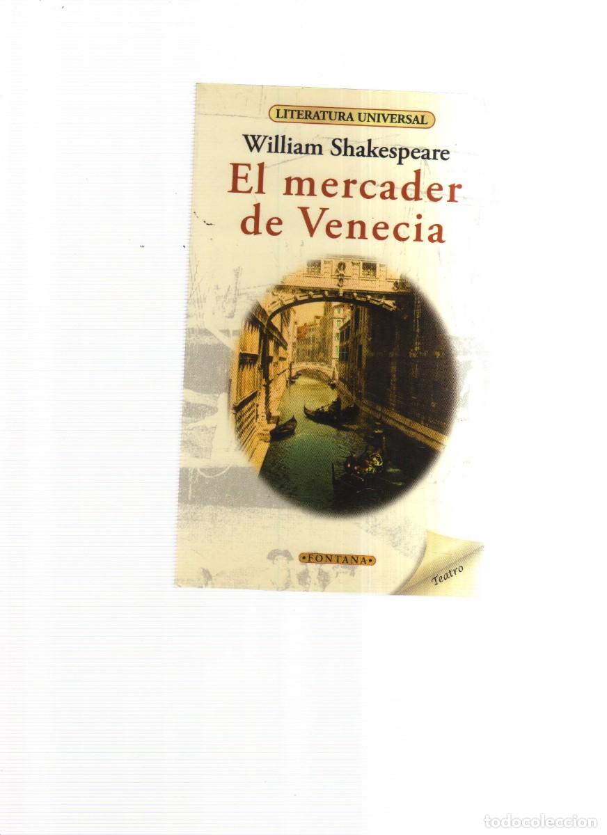 Libros: EL MERCADER DE VENECIA WILLIAM SHAKESPEARE - Foto 1
