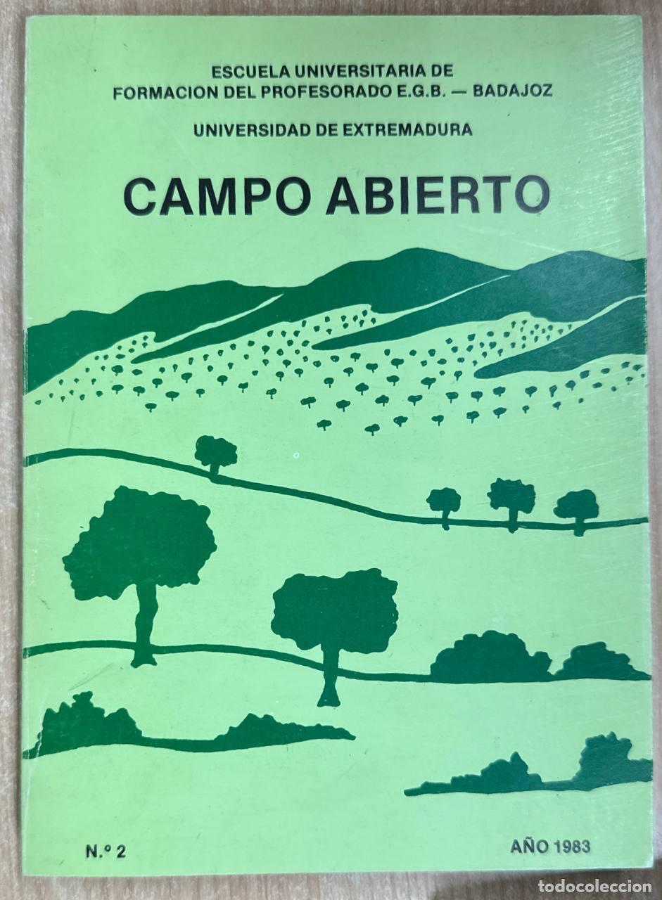 Libros: CAMPO ABIERTO A&Ntilde;O. N&Uacute;M (2) 1983. - Foto 1