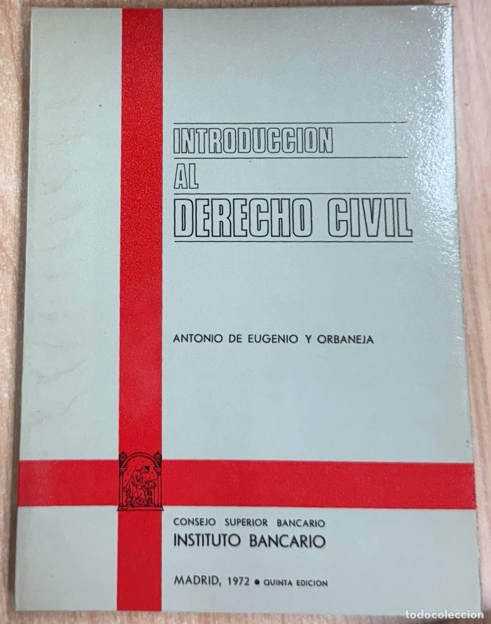 Libros: INTRODUCCI&Oacute;N AL DERECHO CIVIL - Foto 1