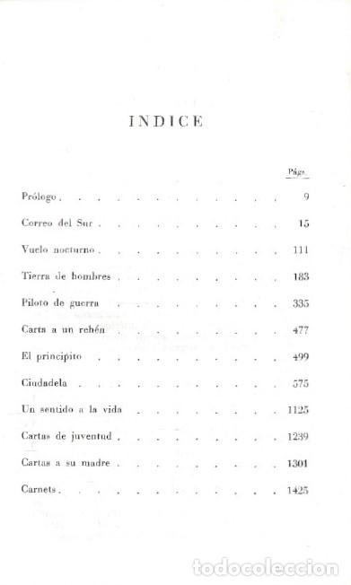 Libros: OBRAS COMPLETAS. Tomo I. - Saint-Exup&eacute;ry. Antoine de, - Foto 2