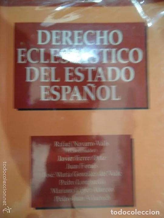 Libros: Derecho eclesi&aacute;stico del estado espa&ntilde;ol, VVAA, ed. Eunsa, 1993 - VVAA - Foto 5