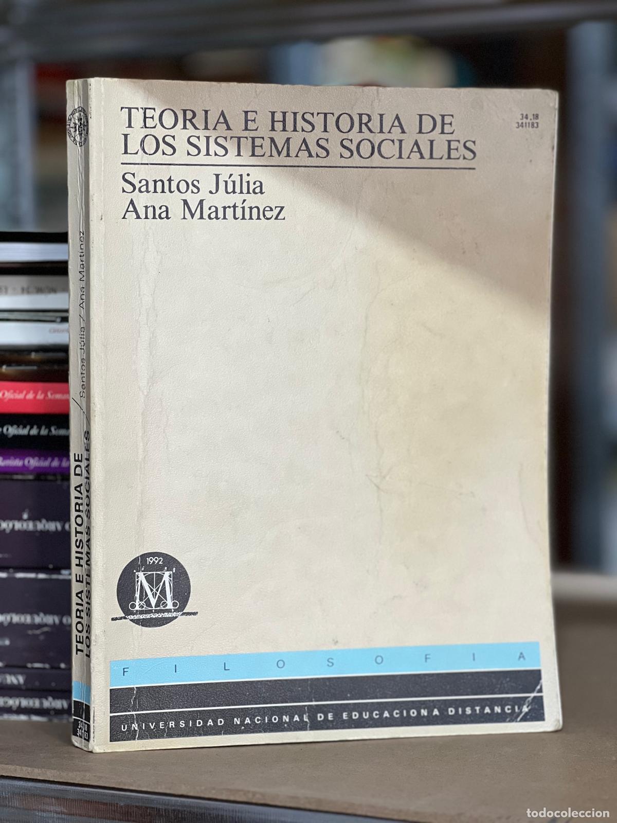 Libros: Teoria e Historia de los Sistemas Sociales - Santos Juli&aacute; - Foto 1