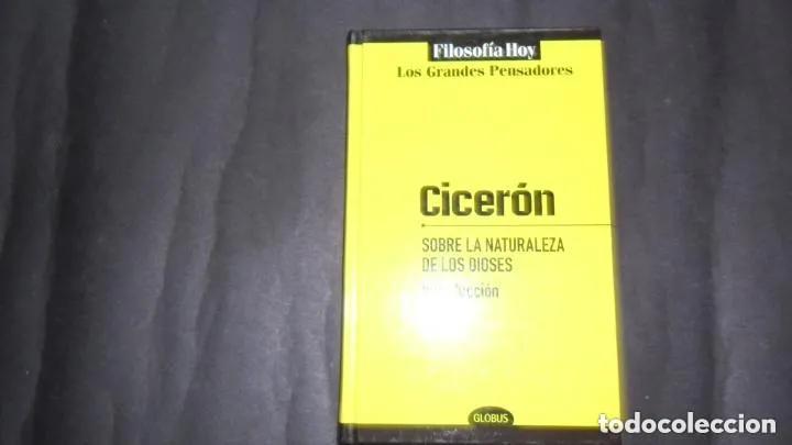 Libros: Sobre la naturaleza de los dioses, Cicer&oacute;n, ed. Globus - Cicer&oacute;n - Foto 1
