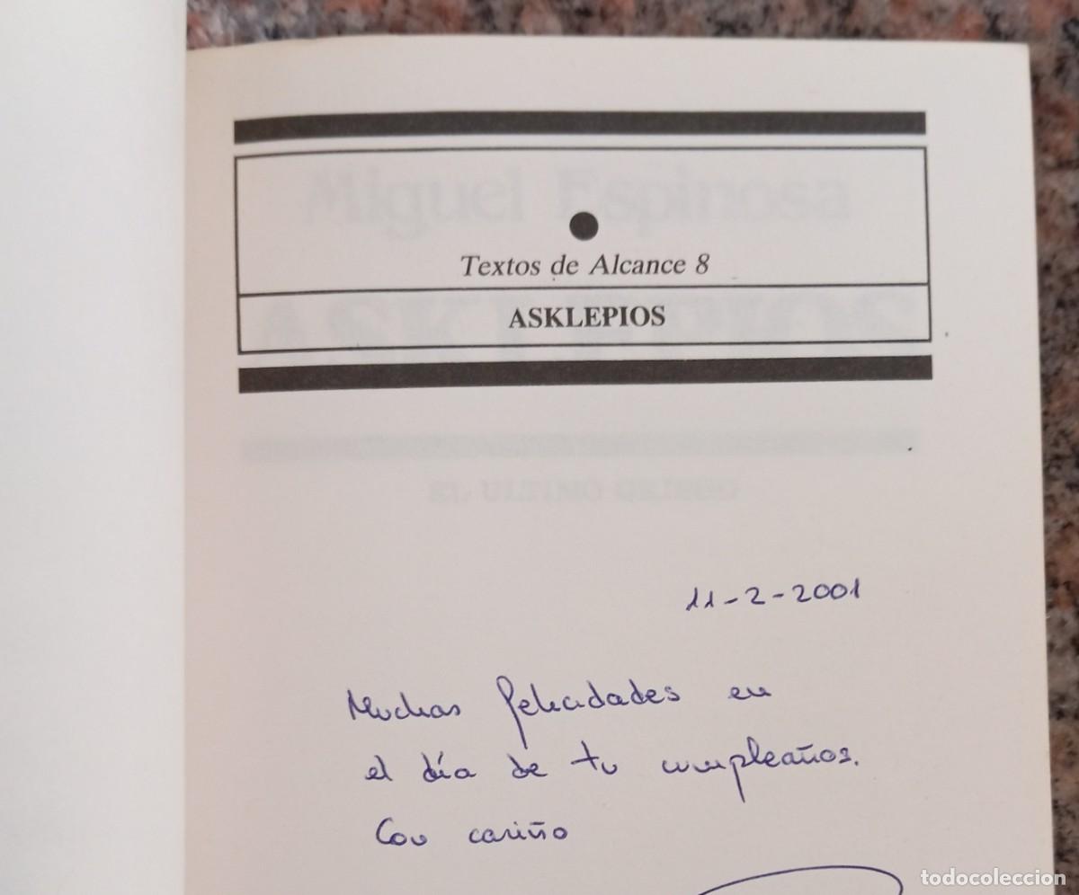 Libros: ASKLEPIOS - MIGUEL ESPINOSA - Foto 2