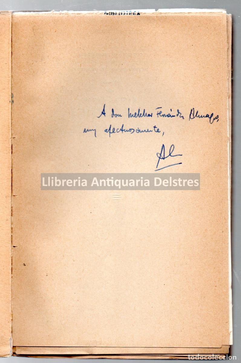 Libros: Alvar, Manuel. - Endechas Judeo-Espa&ntilde;olas. [Dedicatoria aut&oacute;grafa del autor]. - Foto 3