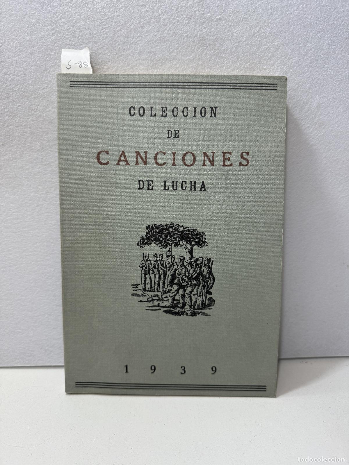 Libros: V.V. A.A.: - Colecci&oacute;n de canciones de lucha. - Foto 1