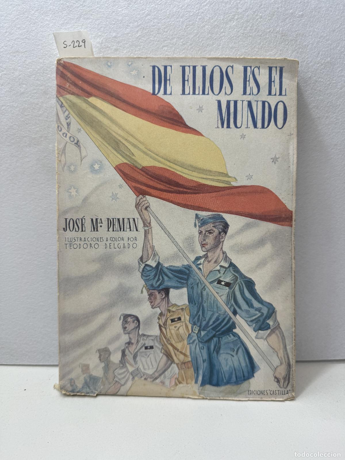 Libros: PEM&Aacute;N, Jos&eacute; Mar&iacute;a: - De ellos es el mundo. - Foto 1