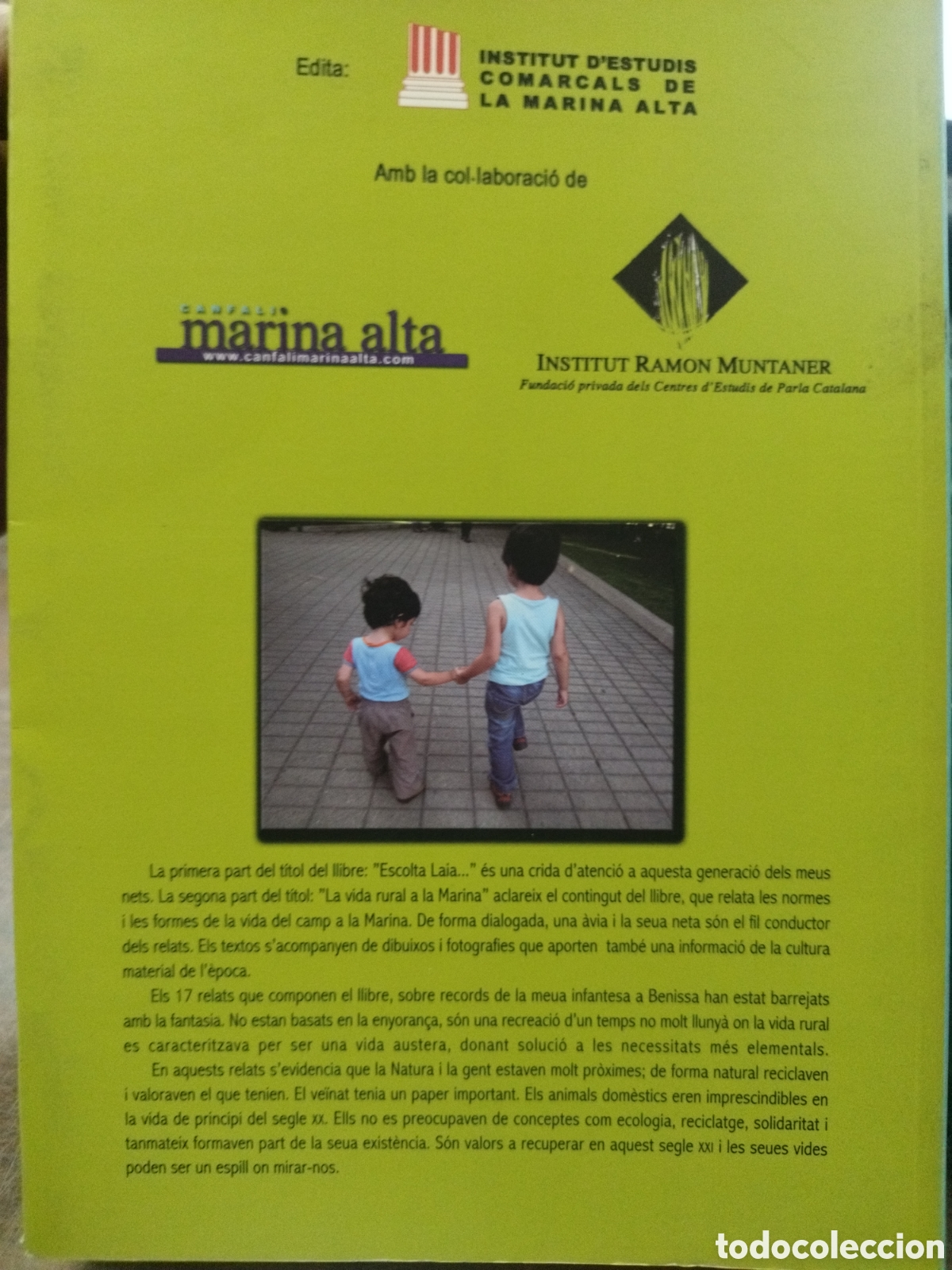 Libros: ESCOLTA, LAIA. La vida rural a la Marina - CABRERA GONZALEZ,M.Roser - Foto 2