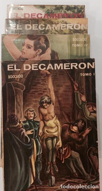 Libros: BOCCACCIO, Giovanni. - El Decamer&oacute;n (Tomos I-IV). - Foto 1