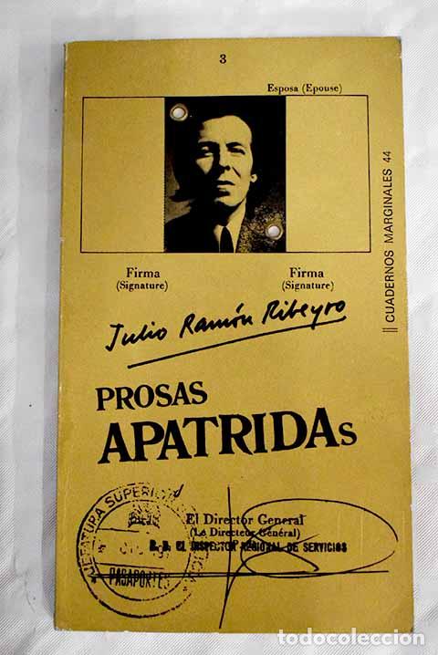 Libros: Prosas ap&aacute;tridas.- Ribeyro, Julio Ram&oacute;n - Foto 1