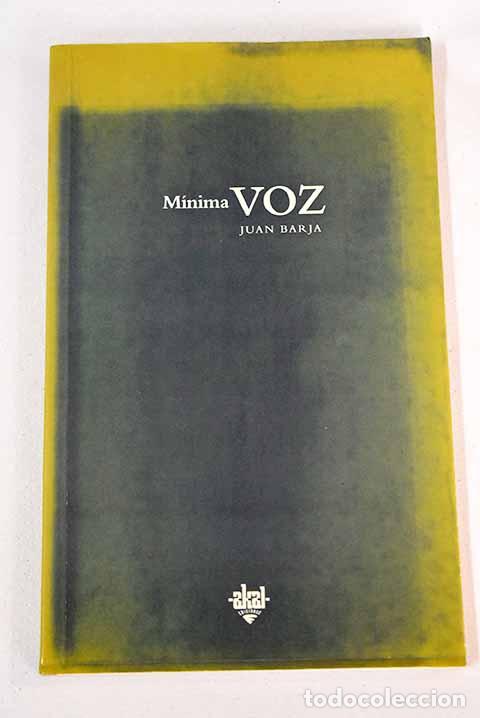 Libros: M&iacute;nima voz: Barja, Juan.- Barja, Juan - Foto 1