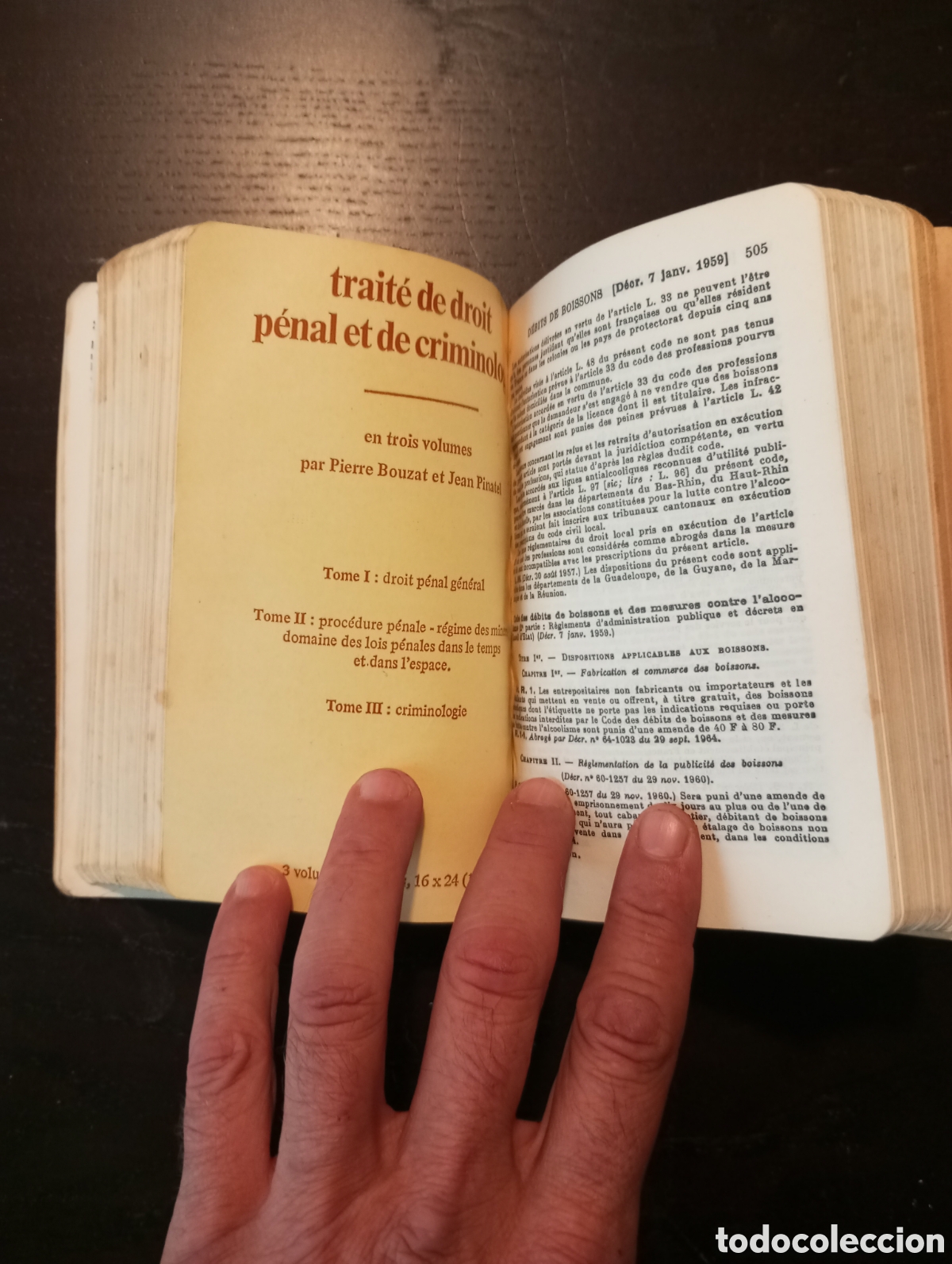Libros: Code P&eacute;nal Dalloz 1974- 1975 - Foto 3