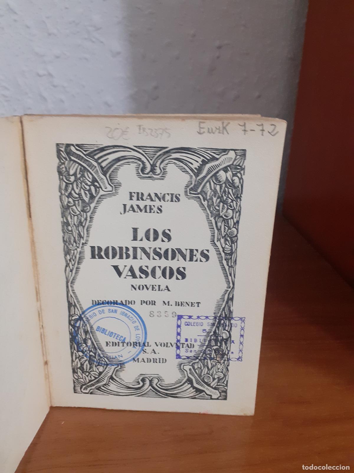 Libros: ROBINSONES VASCOS, LOS - James, Francis - Foto 1
