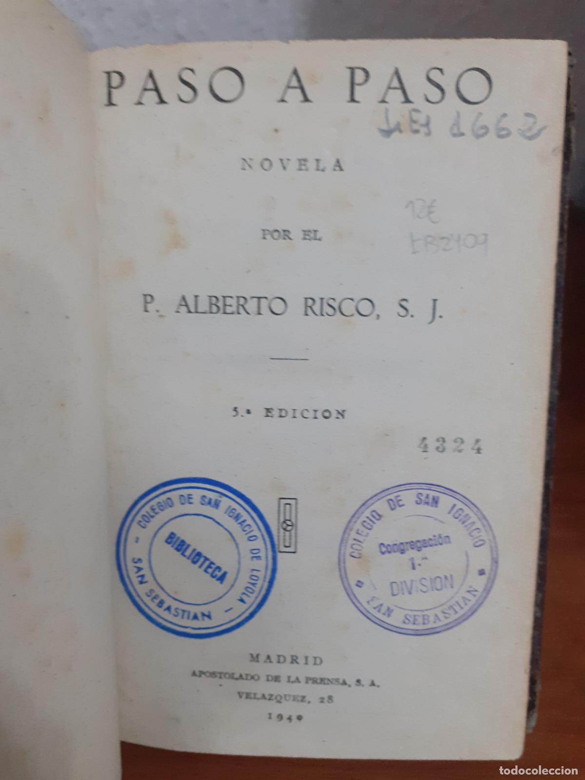 Libros: PASO A PASO - Risco, Alberto - Foto 1