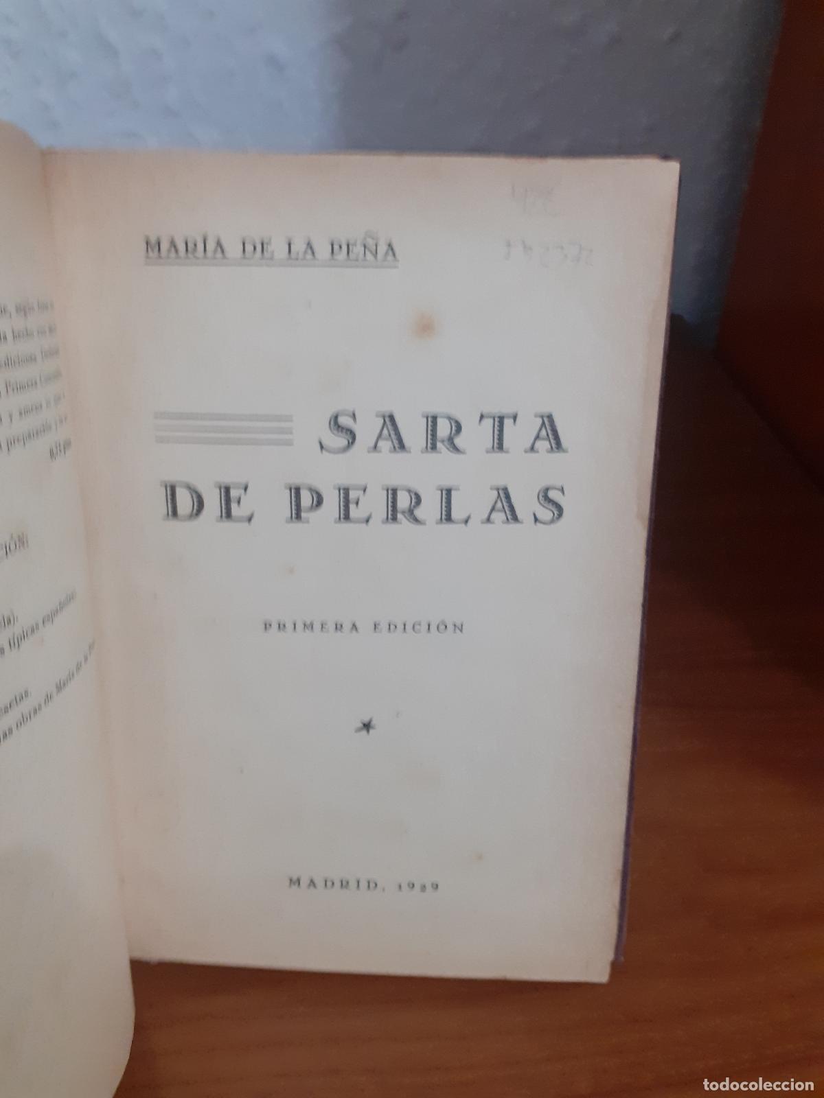 Libros: SARTA DE PERLAS - Pe&ntilde;a, Maria De La - Foto 1