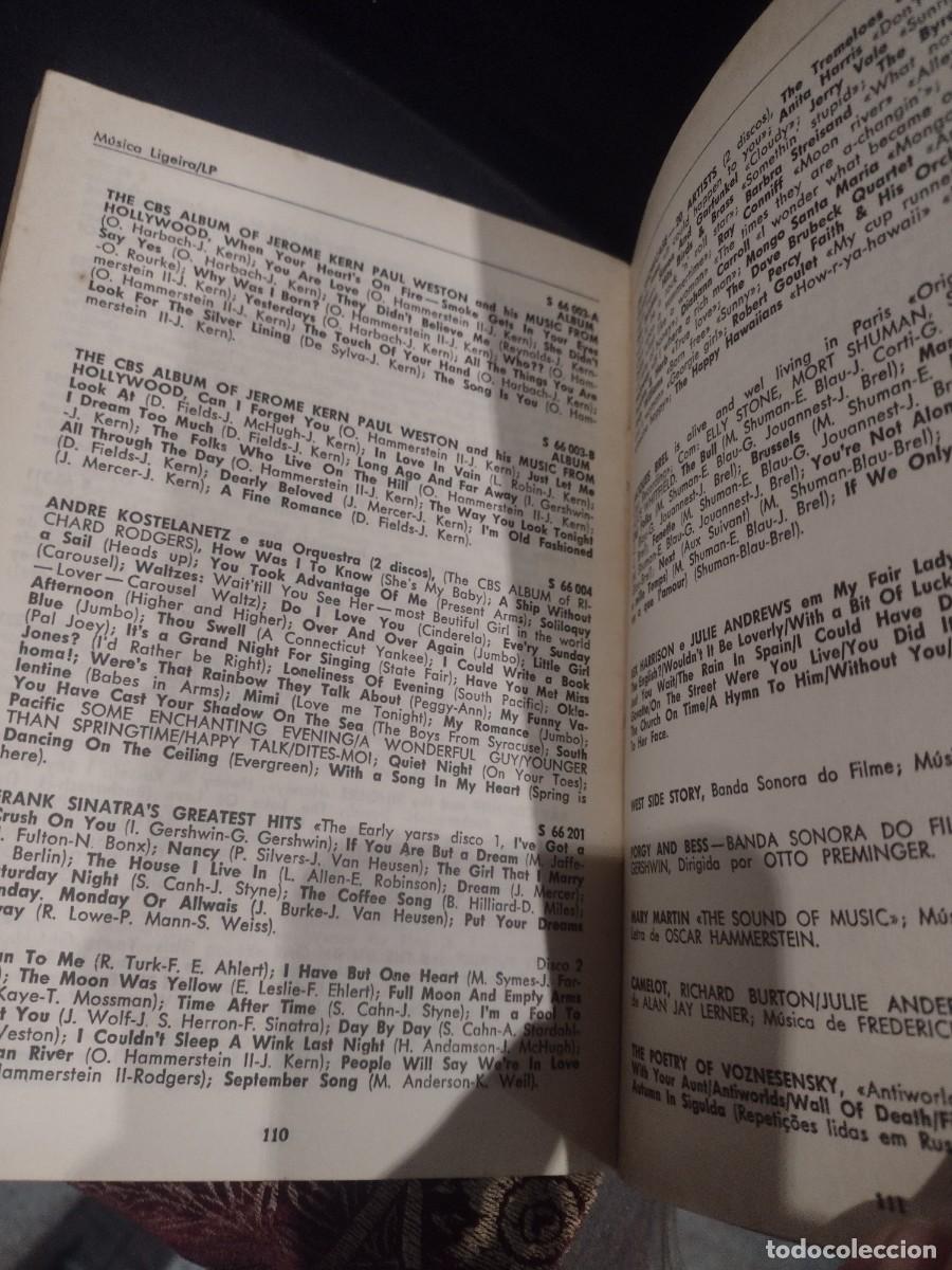 Libros: Livro Cat&aacute;logo de Discos CBS - Foto 7
