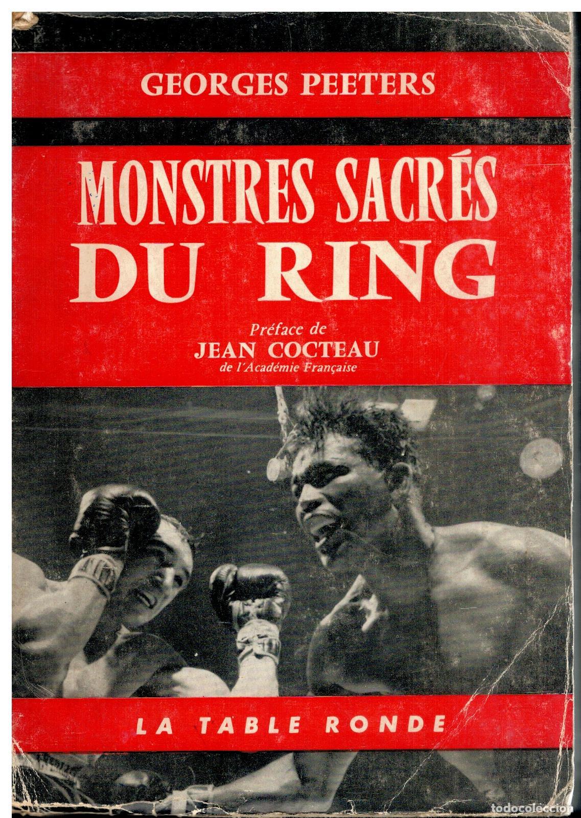 Libros: MONSTRES SACR&Eacute;S DU RING. Pr&eacute;face de Jean Cocteau. - Foto 1