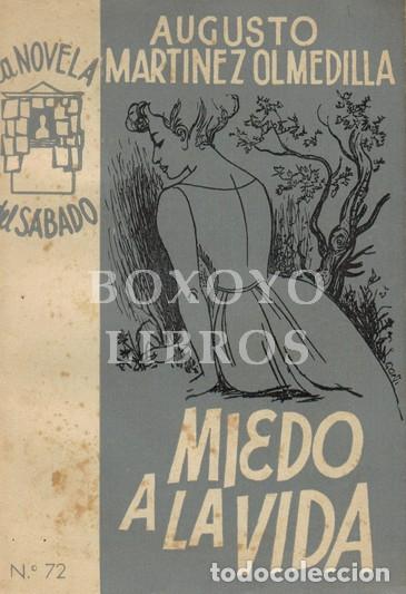 Libros: MART&Iacute;NEZ OLMEDILLA, Augusto. Miedo a la vida - Foto 1