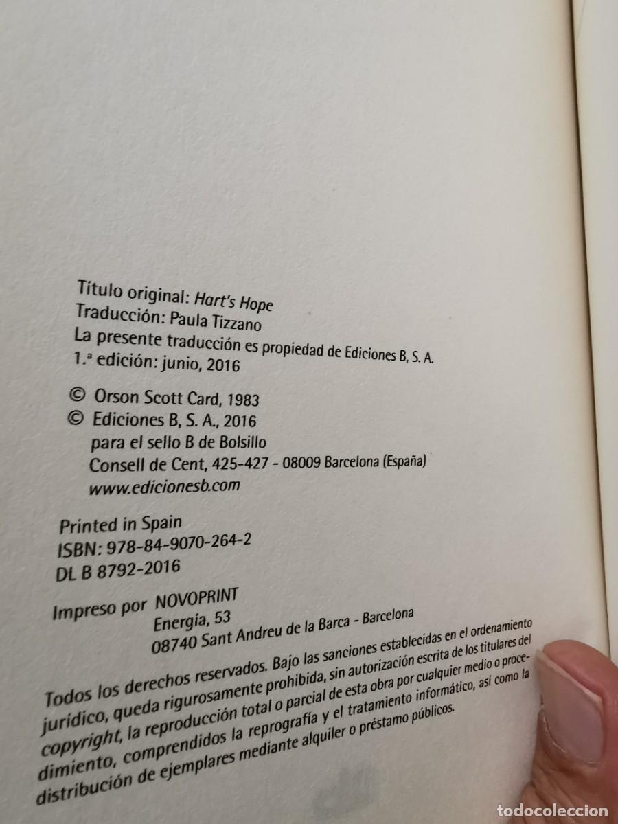 Libros: ESPERANZA DEL VENADO. ORSON SCOTT CARD - Foto 3