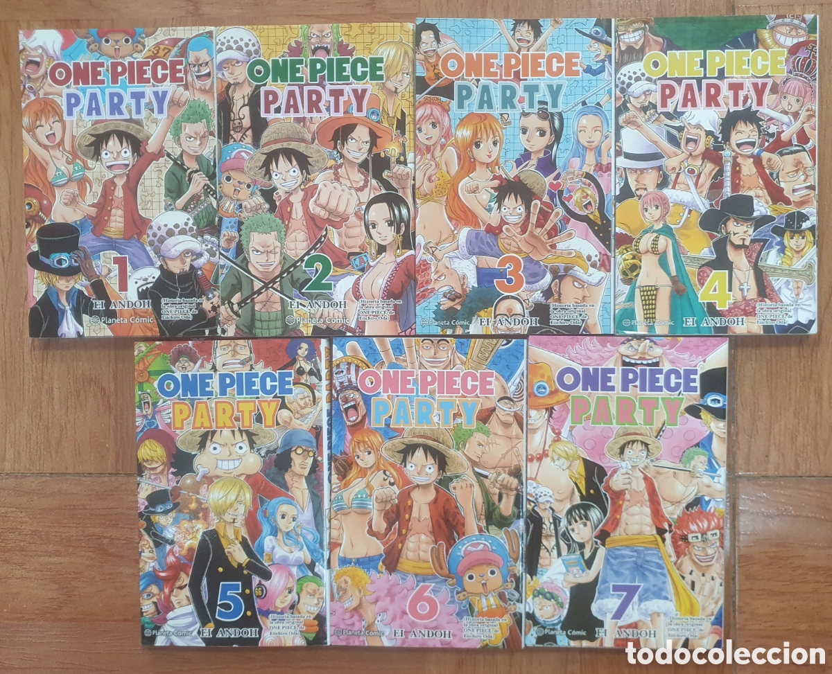 Libros: One Piece Party � 7 N&uacute;meros � Completa � Planeta C&oacute;mic - Ei Andoh - Foto 1