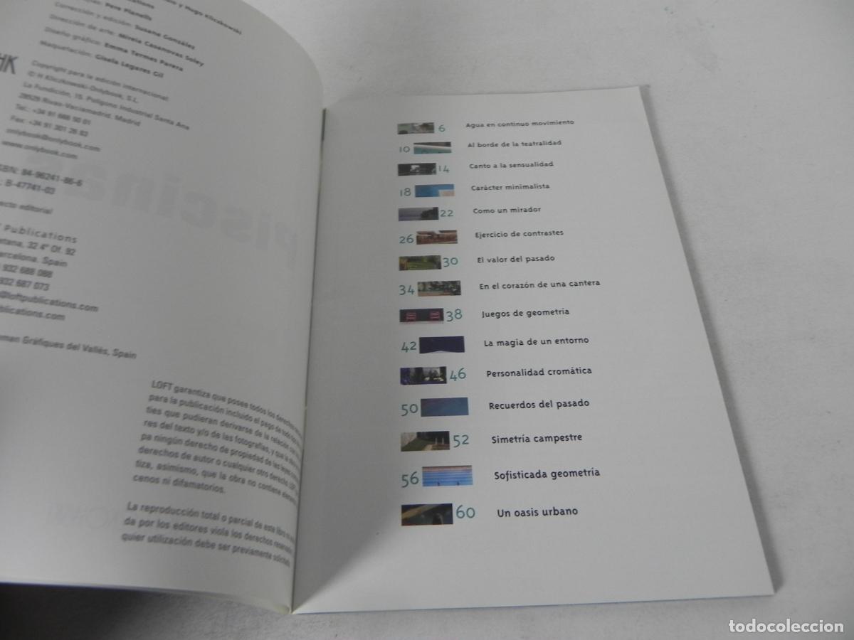 Libros: PISCINAS (H. KLICZKOWSKI) LOFT PUBLICACIONES-2004 - Foto 3