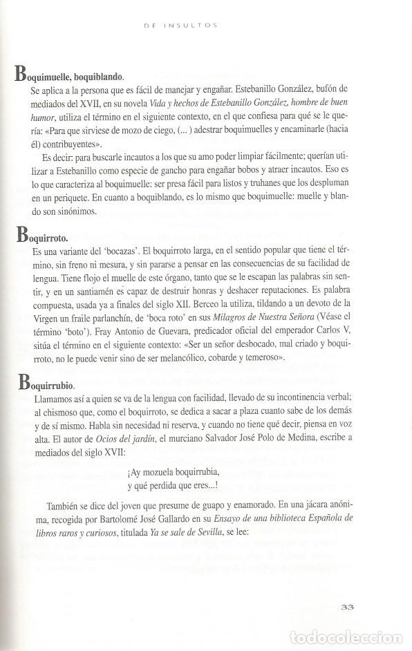 Libros: INVENTARIO GENERAL DE INSULTOS - PANCRACIO CELDR&Aacute;N - Foto 3