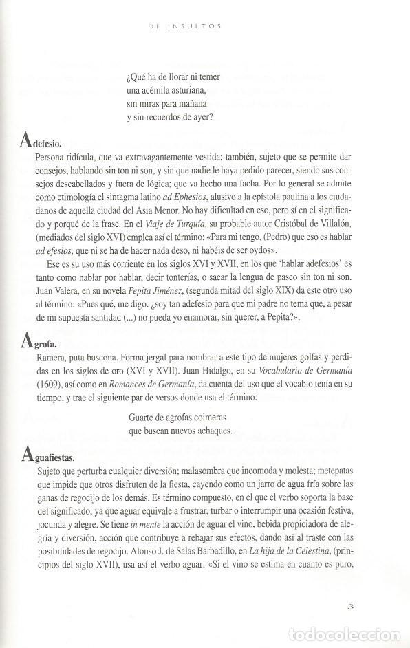 Libros: INVENTARIO GENERAL DE INSULTOS - PANCRACIO CELDR&Aacute;N - Foto 4