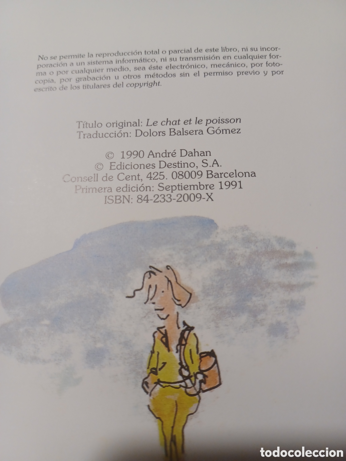 Libros: Barybook 203. El gato y pez Andre Dahan ediciones destino - Foto 2