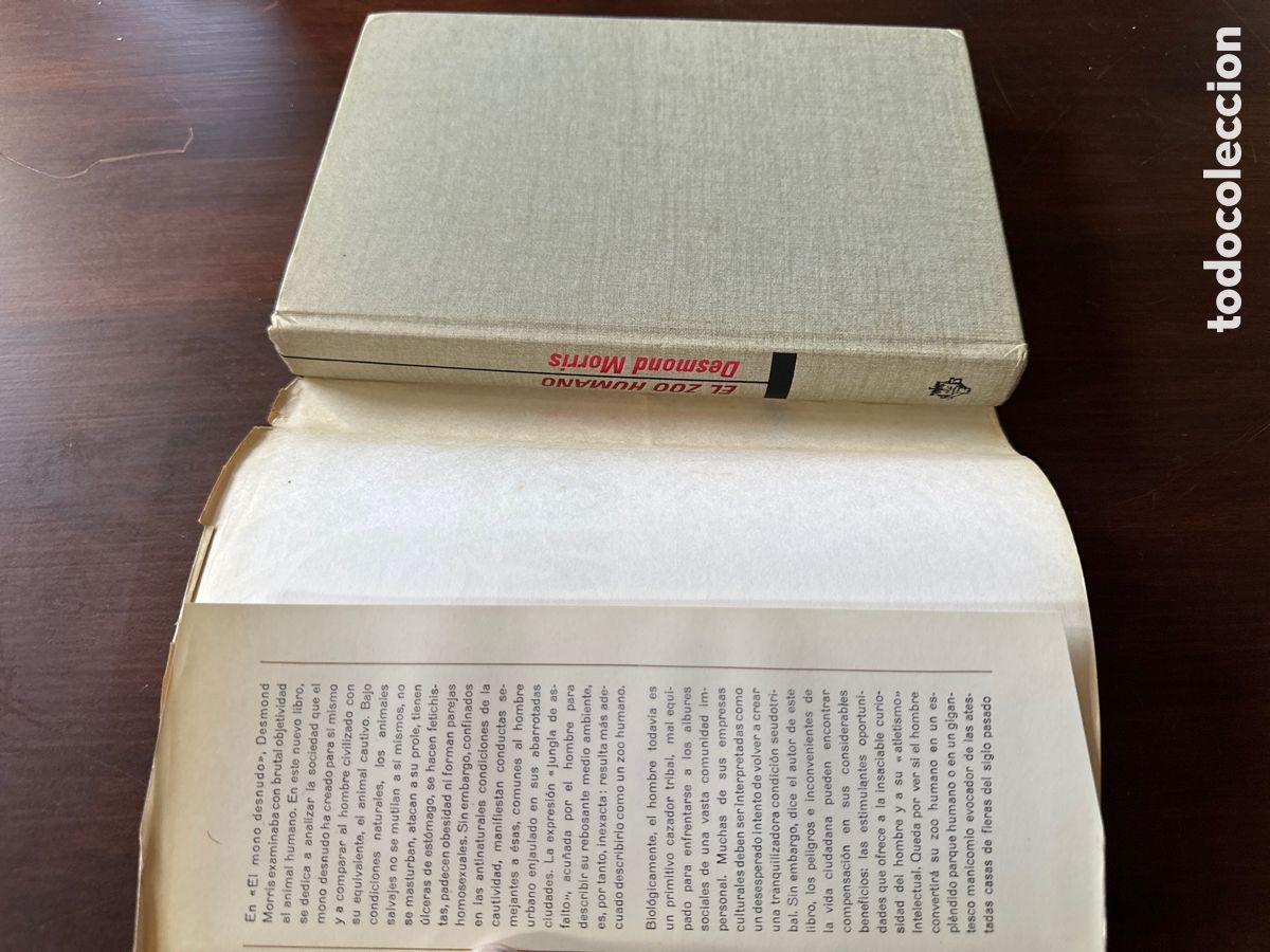 Libros: EL ZOO HUMANO - MORRIS, DESMOND - Foto 2