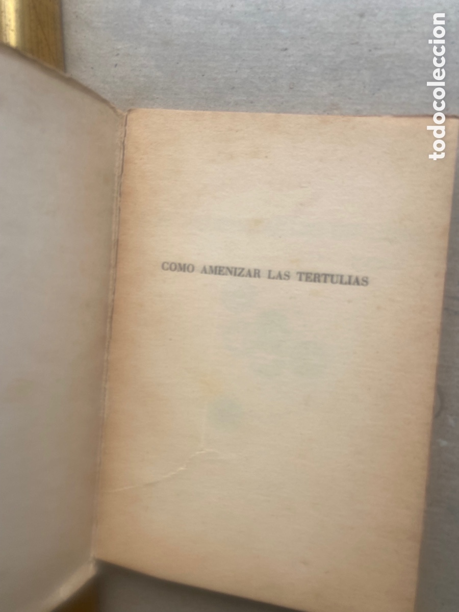 Libros: LIBRO &rdquo; COMO AMENIZAR LAS TERTULIAS &rdquo; DE JUAN BRIGOS - Foto 2