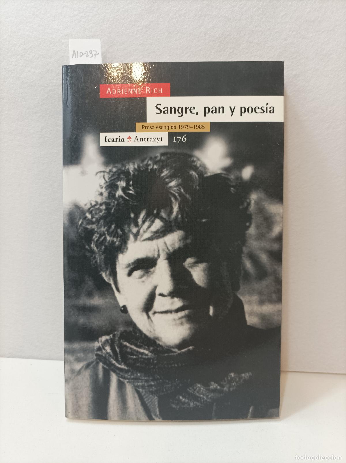 Libros: RICH, Adrienne: - Sangre, pan y poes&iacute;a. - Foto 1
