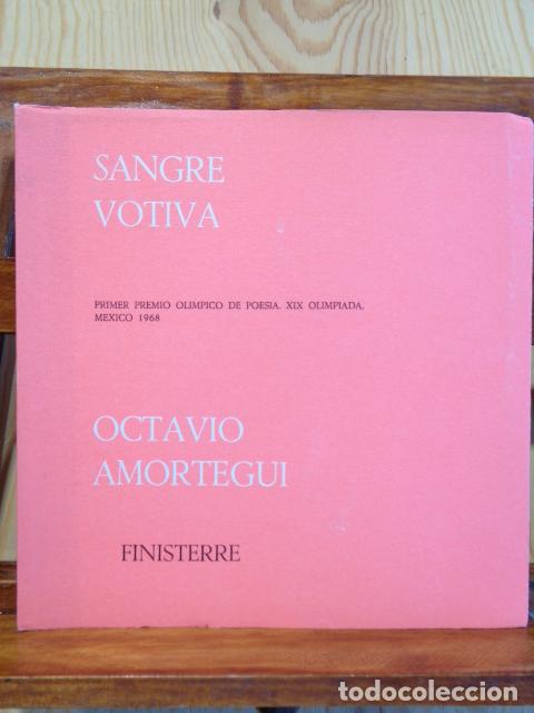 Libros: SANGRE VOTIVA - OCTAVIO AMORTEGUI - Foto 1