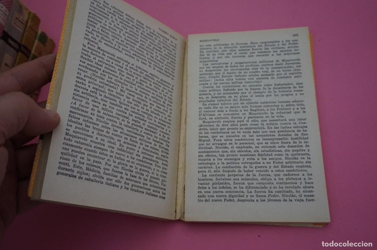 Libros: MAQUIAVELO - LA ESCUELA DEL PODER - COLECCION AUSTRAL ESPASA-CALPE - Foto 3