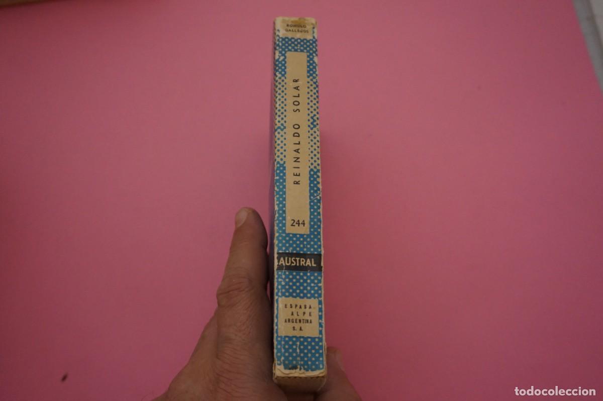 Libros: REINALDO SOLAR - ROMULO GALLEGOS - COLECCION AUSTRAL ESPASA-CALPE - Foto 5