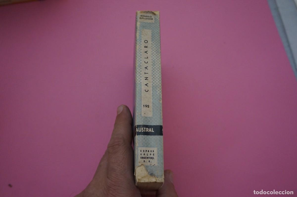 Libros: CANTACLARO - ROMULO GALLEGOS - COLECCION AUSTRAL ESPASA-CALPE - Foto 5