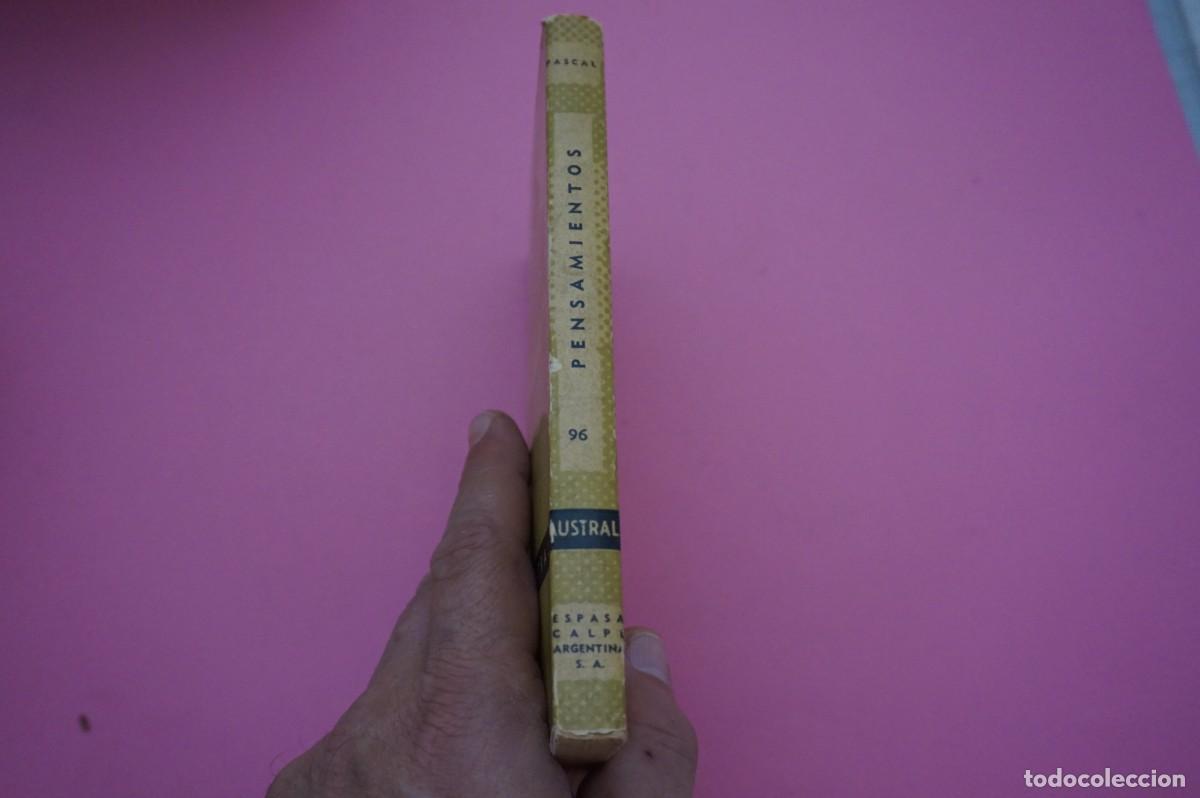 Libros: PENSAMIENTOS - PASCAL - COLECCION AUSTRAL ESPASA-CALPE - Foto 5