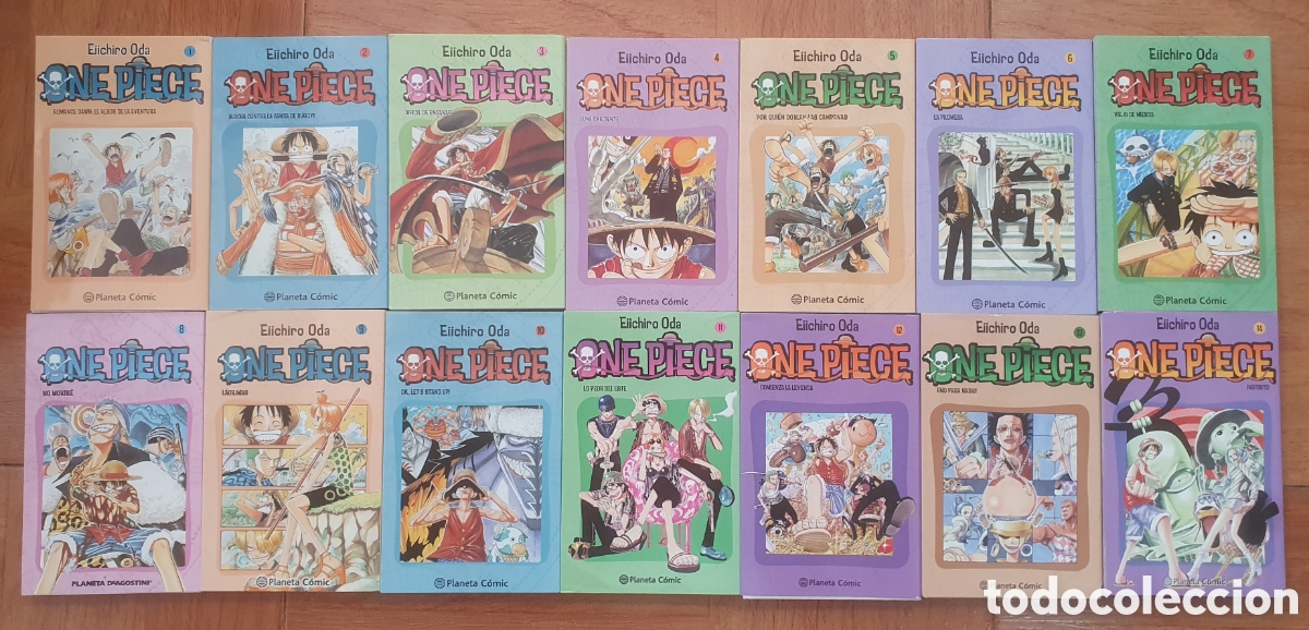 Libros: One Piece � 14 N&uacute;meros (1 al 14) � Planeta C&oacute;mic - Eiichiro Oda - Foto 1