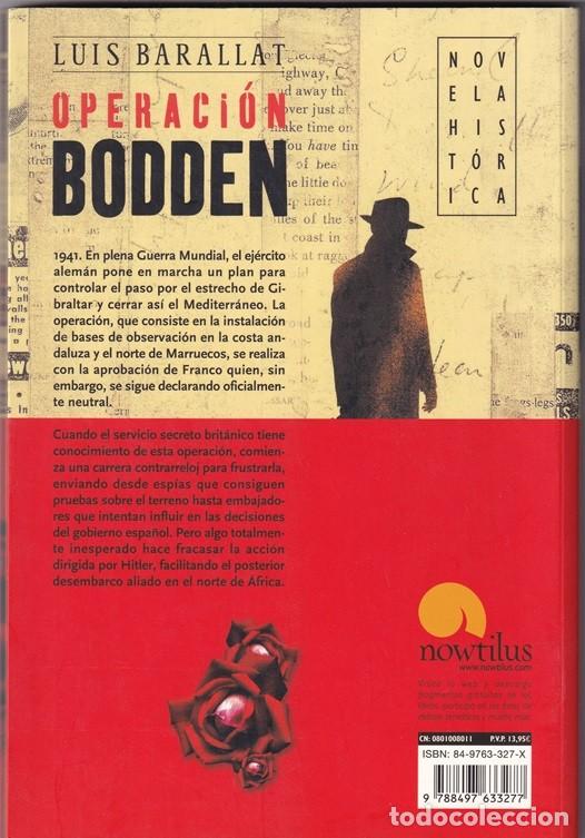 Libros: Operaci&oacute;n Boden - Luis Barallat - Foto 2