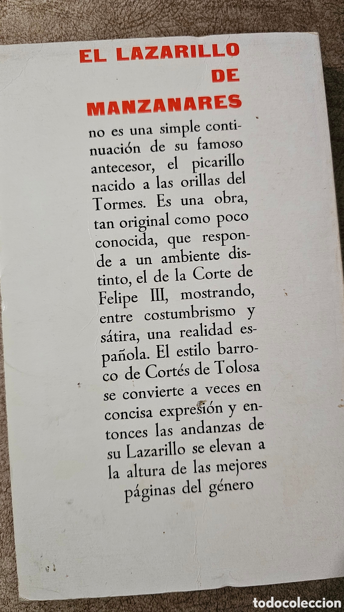 Libros: El lazarillo de manzanares - Foto 2