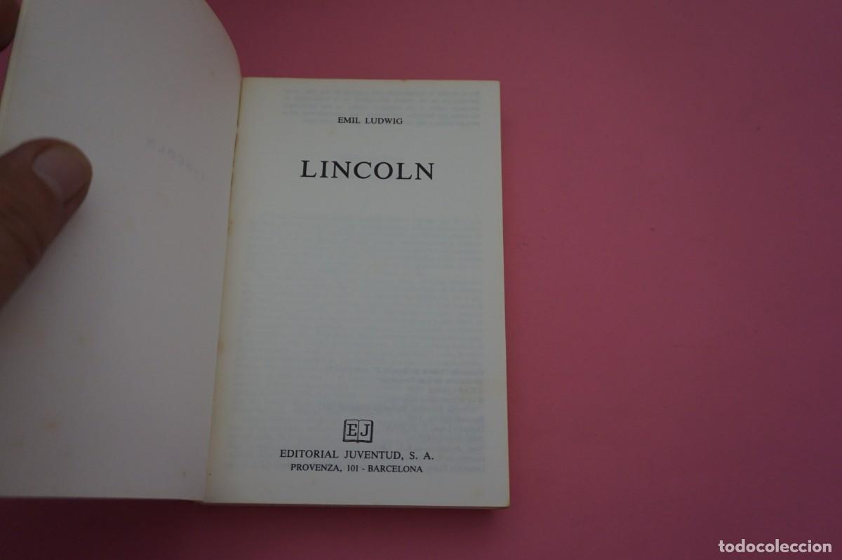 Libros: AR11A/ LINCOLN - EMIL LUDWIG / EDITORIAL JUVENTUD - Foto 2