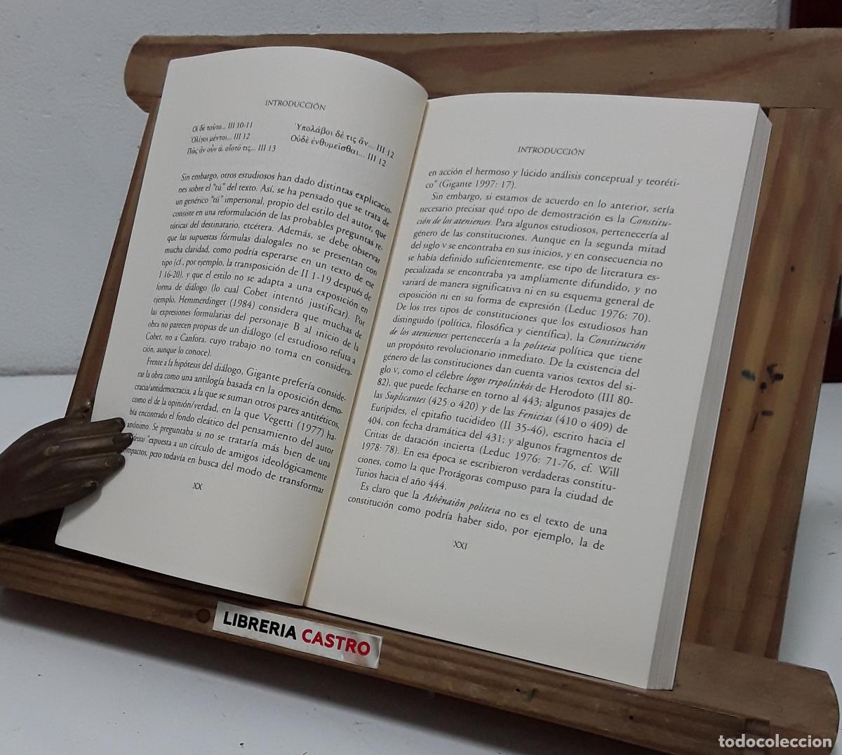 Libros: Jenofonte. La Constituci&oacute;n de los Atenienses - Jenofonte. - Foto 3