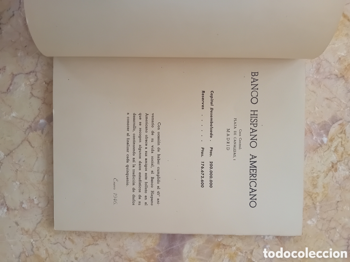 Libros: libro banco hispano americano a&ntilde;o 1946 - Foto 7