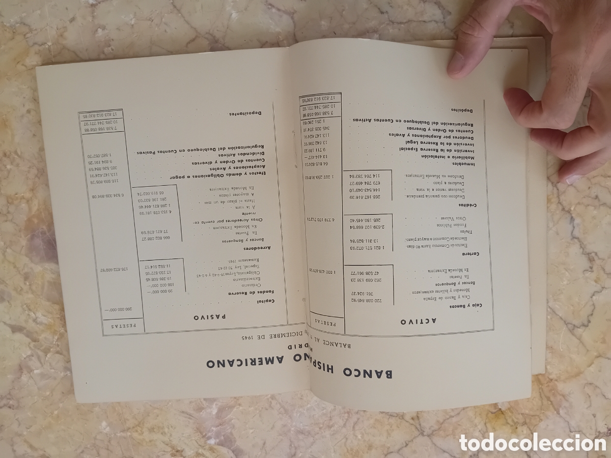 Libros: libro banco hispano americano a&ntilde;o 1946 - Foto 8