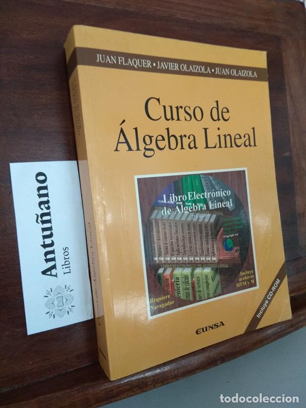 Libros: Curso de &Aacute;lgebra lineal - Foto 1