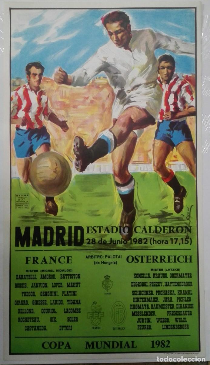 Libros: CARTEL FUTBOL COPA MUNDIAL 1982. FRANCE - OSTERREICH.