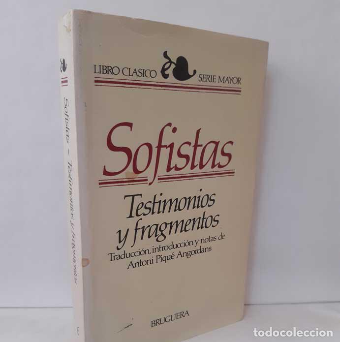Libros: SOFISTAS, TESTIMONIOS Y FRAGMENTOS - VV.AA. - Foto 1