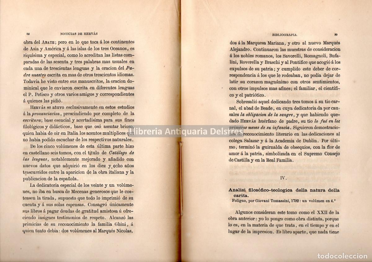 Libros: Caballero, Ferm&iacute;n. - Conquenses ilustres, I. Abate Hervas. - Foto 3